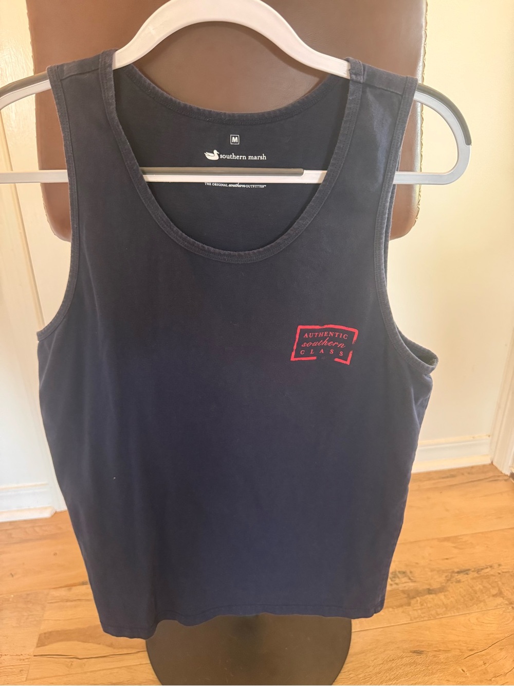 Southern Marsh Navy Tee with White Logo
